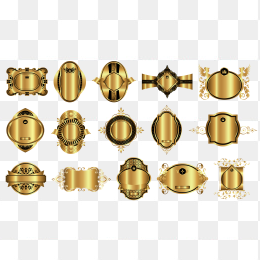 金色欧式标签合集