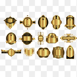 金色欧式标签合集