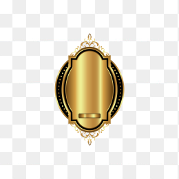 金色欧式标签