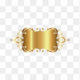 金色欧式标签