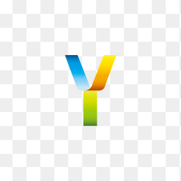 创意彩色英文字母Y