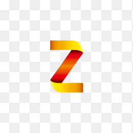 创意彩色英文字母Z