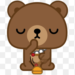 敲木鱼的熊仔