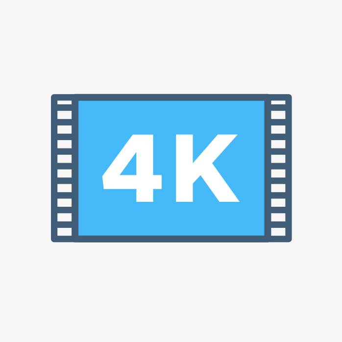 4K视频图标