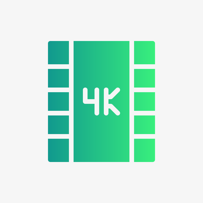 4K视频图标