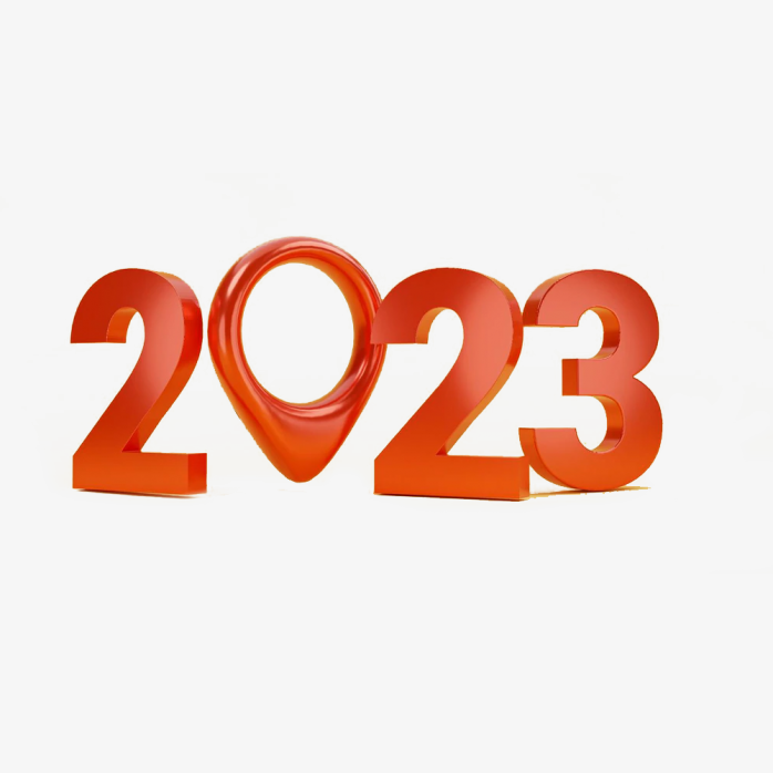 立体2023年字体