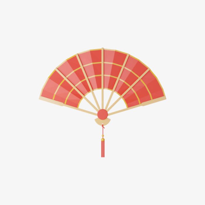 中国风扇子