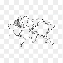 世界地图轮阔