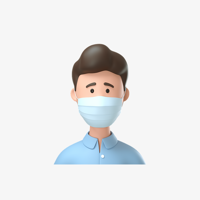 戴口罩的男人