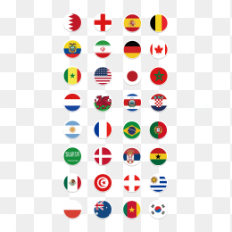 2022卡塔尔世界杯参赛国家国旗合集