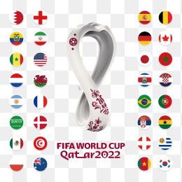 卡塔尔世界杯参赛国家国旗