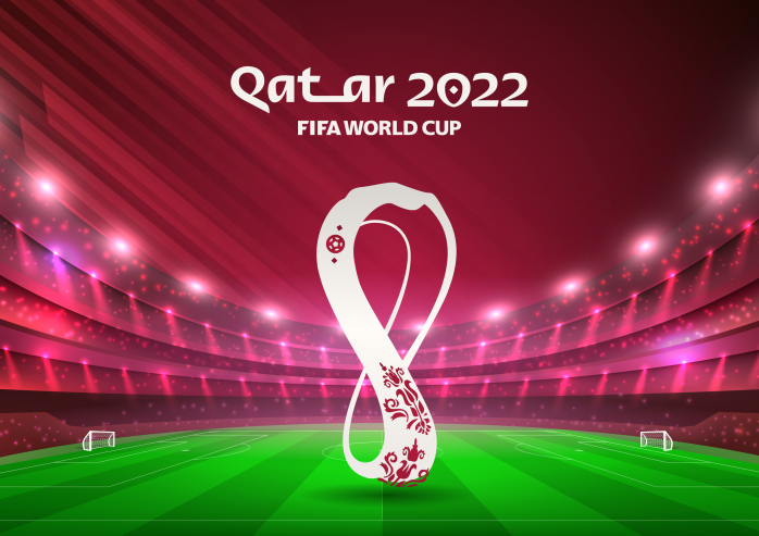 2022卡塔尔世界杯logo海报