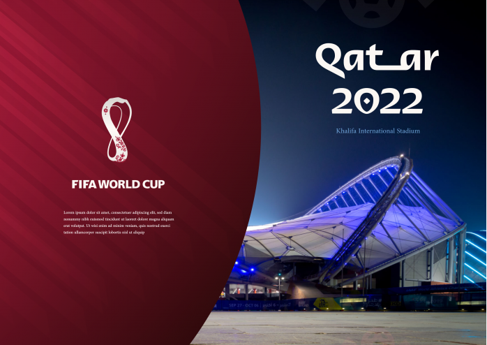 2022卡塔尔世界杯场馆海报