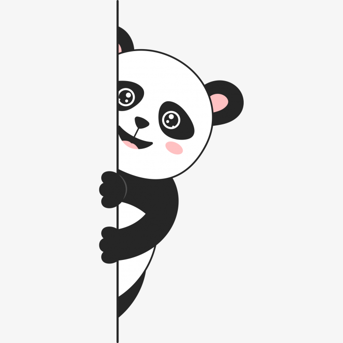 卡通熊猫表情