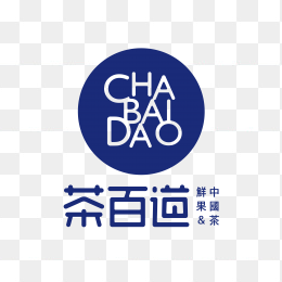 高清茶百道logo
