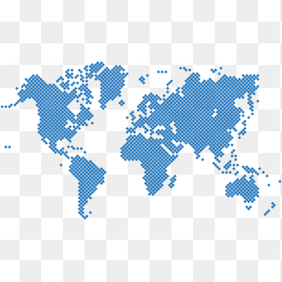 点阵矢量世界地图