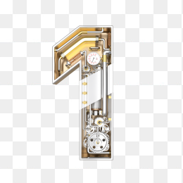 3D机械数字1