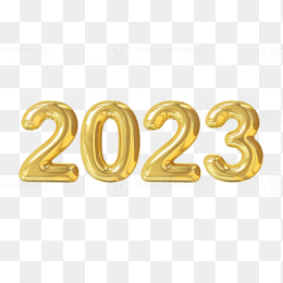 2023黄金立体字