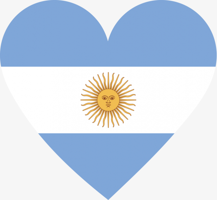 阿根廷爱心国旗