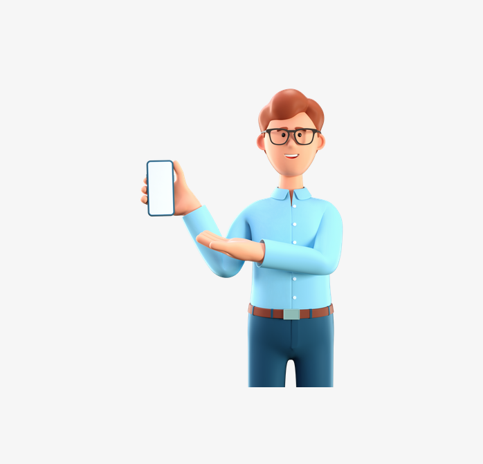 3D商务办公男士