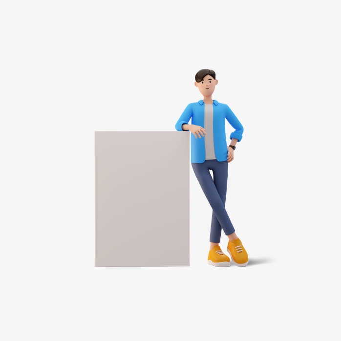 3D男人边框