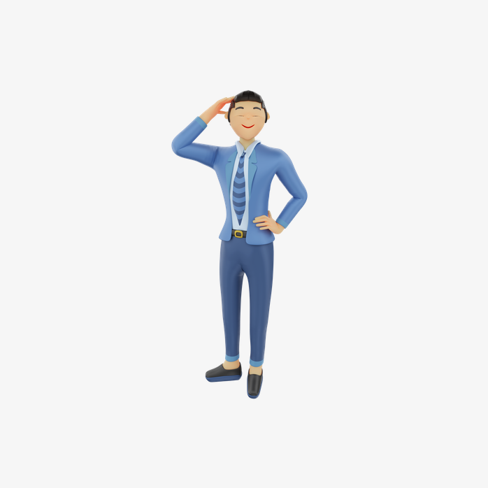 3D商务男士