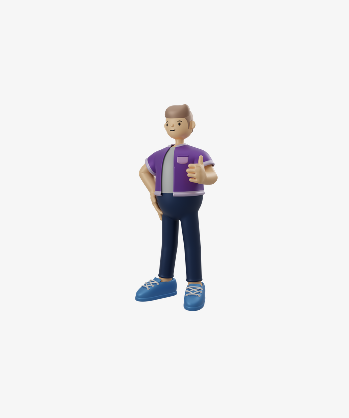 3D商务男士