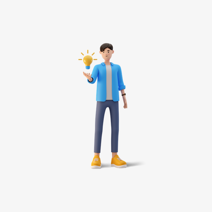3D商务男人