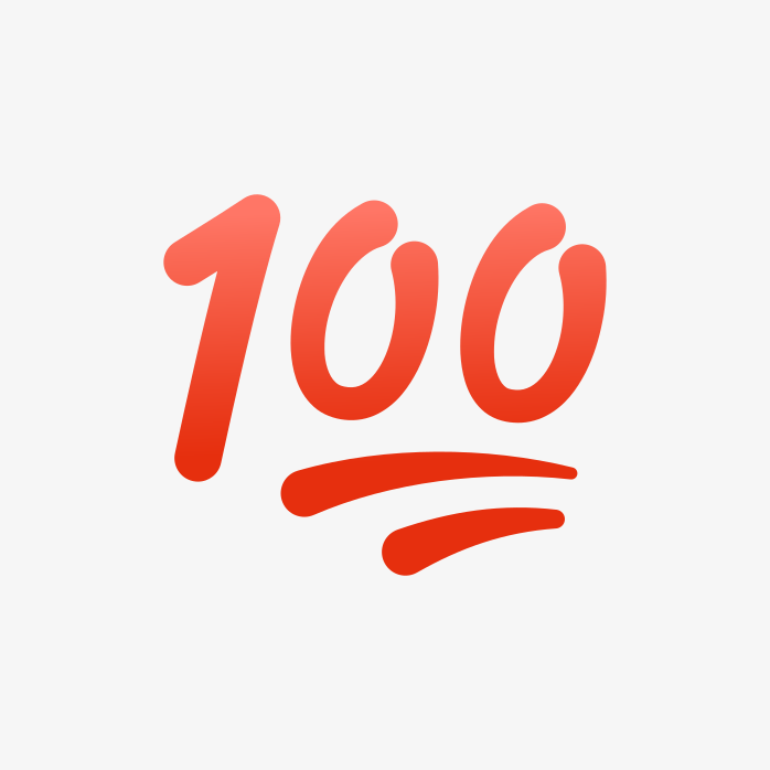 100分图标