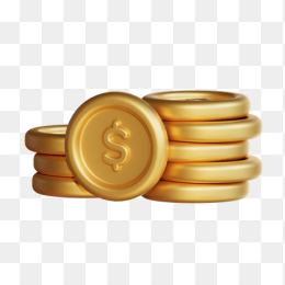 一堆黄金金币
