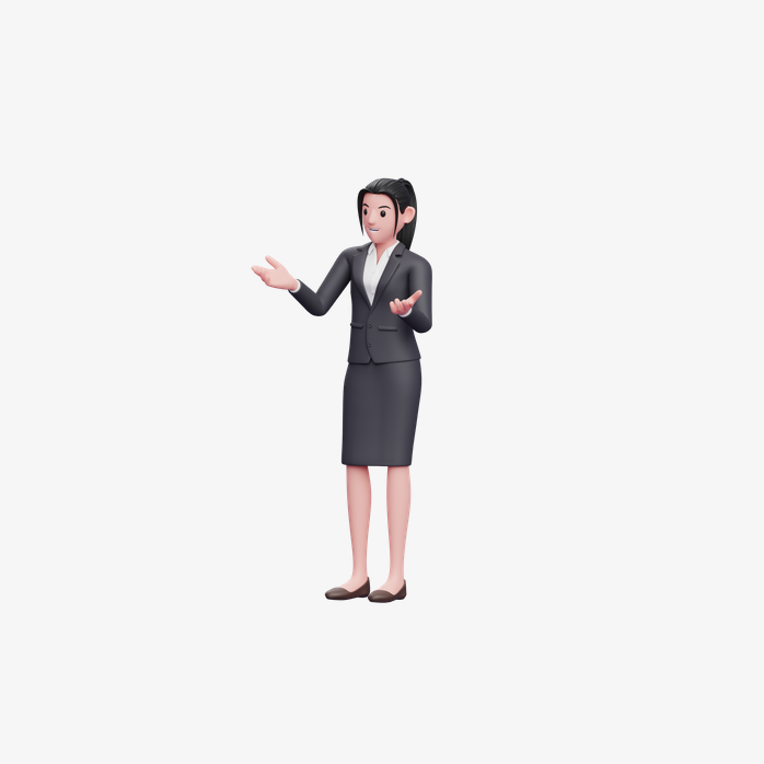 3D商务女人
