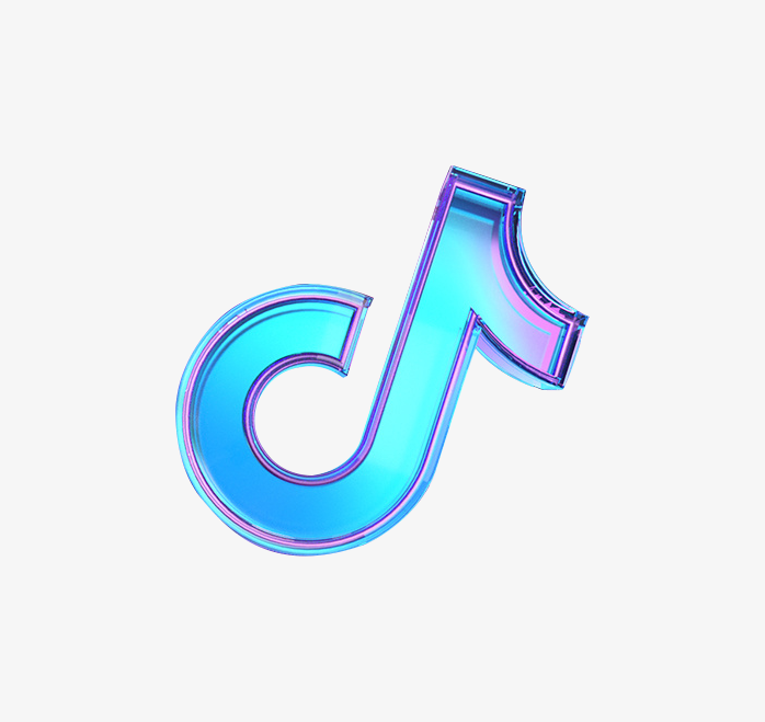 3D抖音logo