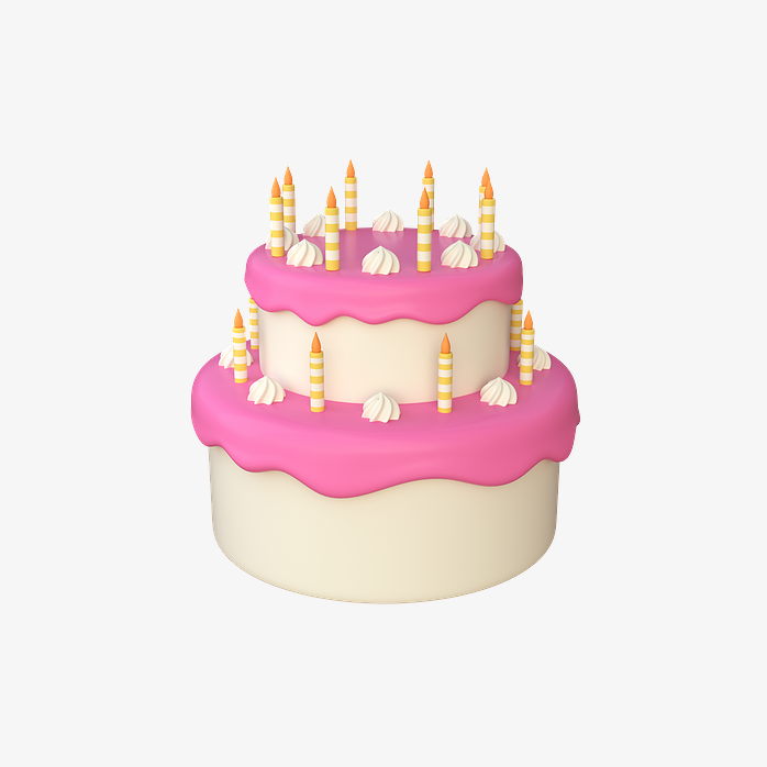 3D生日蛋糕