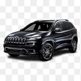 黑色jeep自由光SUV汽车png