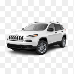 白色jeep自由光越野汽车png