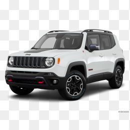白色jeep自由侠汽车免抠png