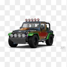 白色jeep牧马人越野