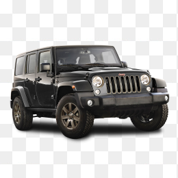 黑色jeep牧马人SUV免抠素材