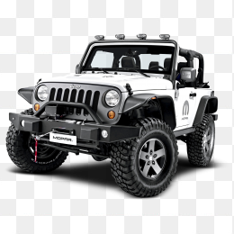 改装jeep牧马人SUV免抠素材