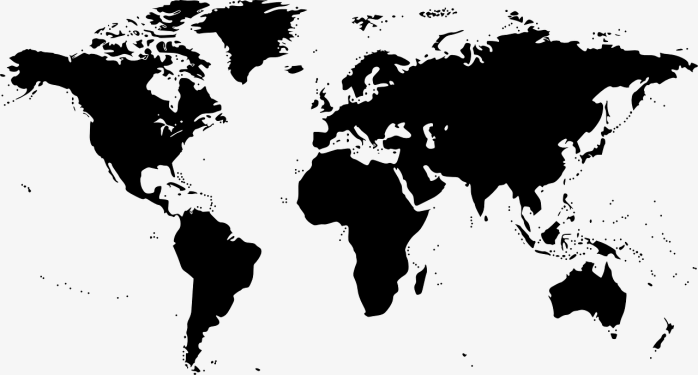 矢量世界地图png