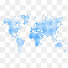 矢量点阵世界地图轮阔