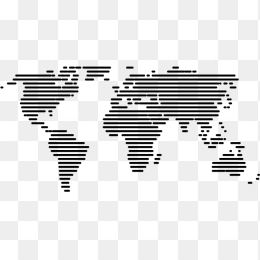 线条世界地图