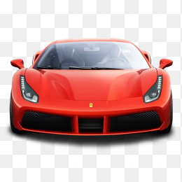 红色法拉利跑车png