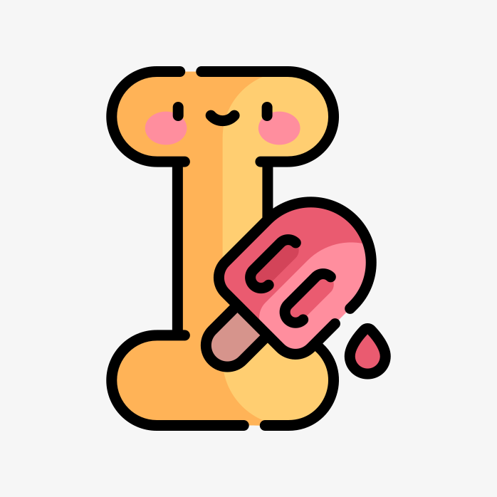i字母素材