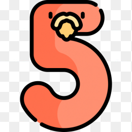 数字5图案素材