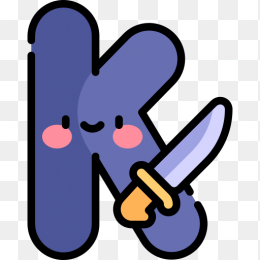 k字母矢量素材