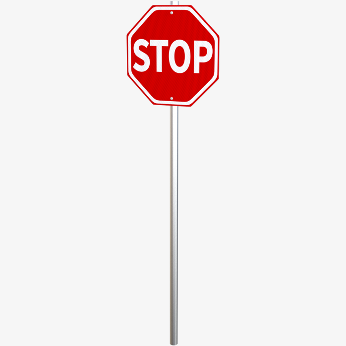 STOP停止标牌