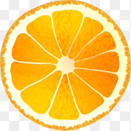 手绘柠檬片