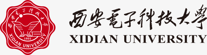 西安电子科技大学横向上色校徽