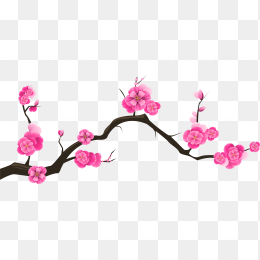 手绘中国风梅花